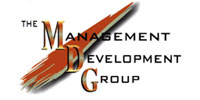 The MDG logo for performance management training and development,  and business communication interpersonal skills training  near kitchener, waterloo, cambridge and guelph.